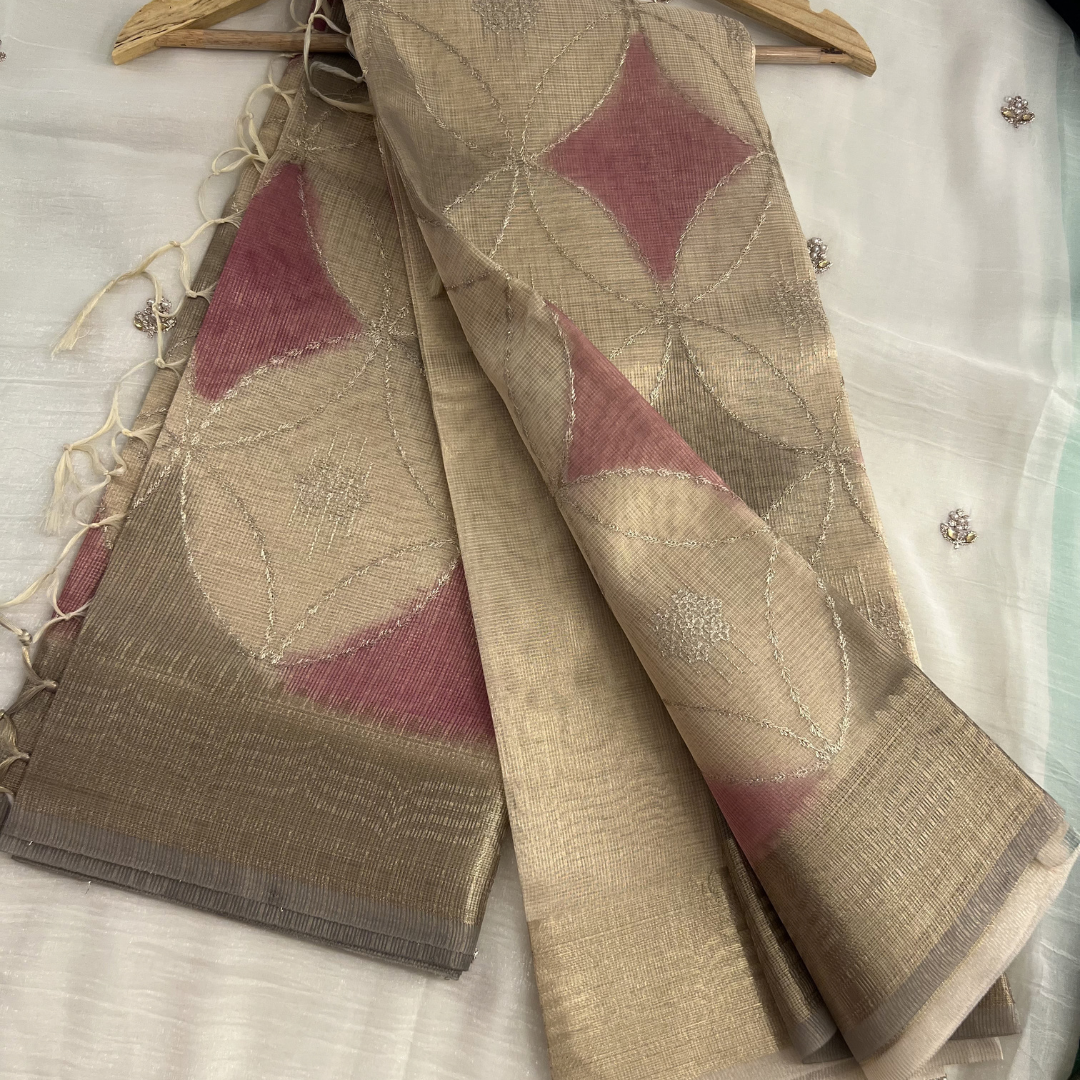 Banarasi tissue kota saree