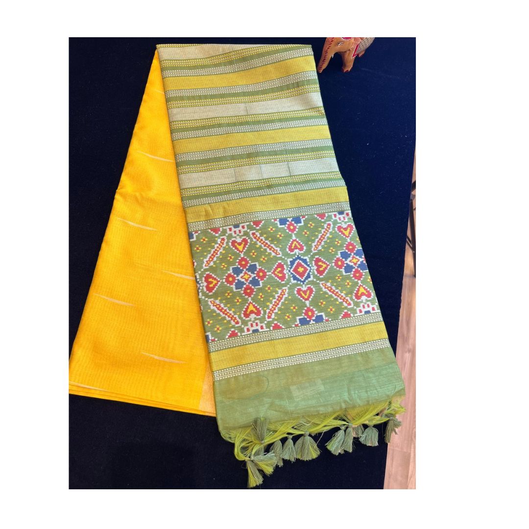 Tussar Ikkat sarees