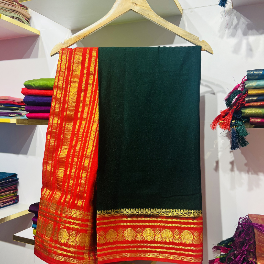 crape saree premium
