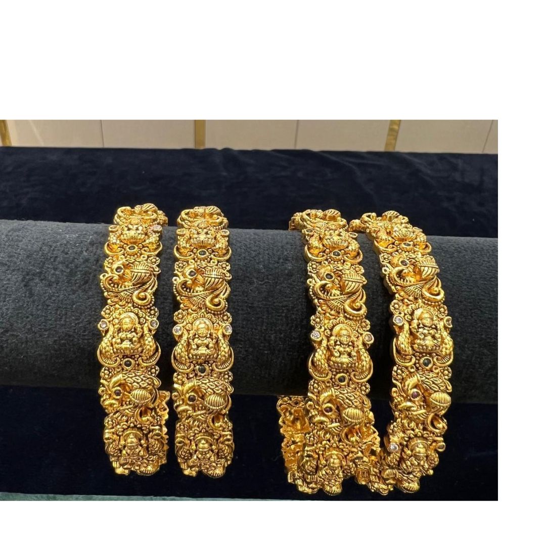 Nakshi Bangles heavy each pair size 2.4&2.6