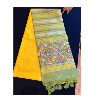 Tussar Ikkat sarees