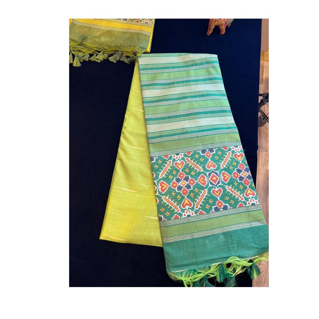 Tussar Ikkat sarees