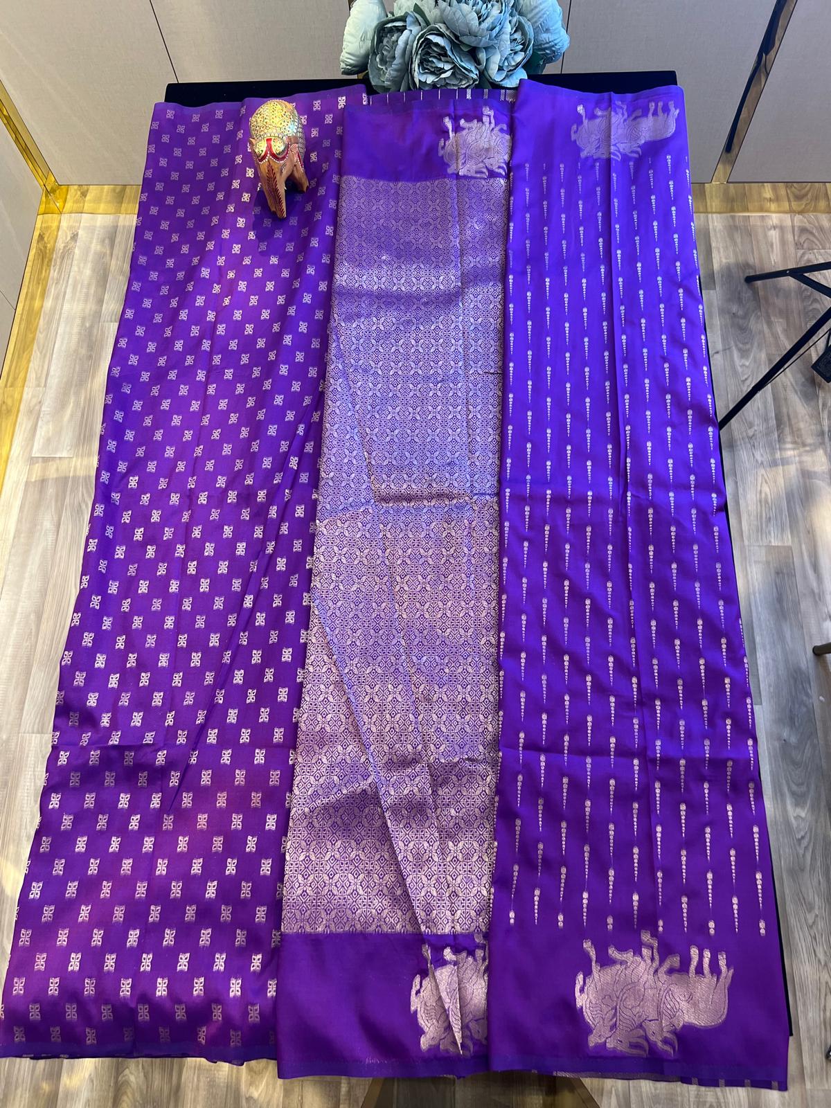 Rain drop soft pattu sarees.