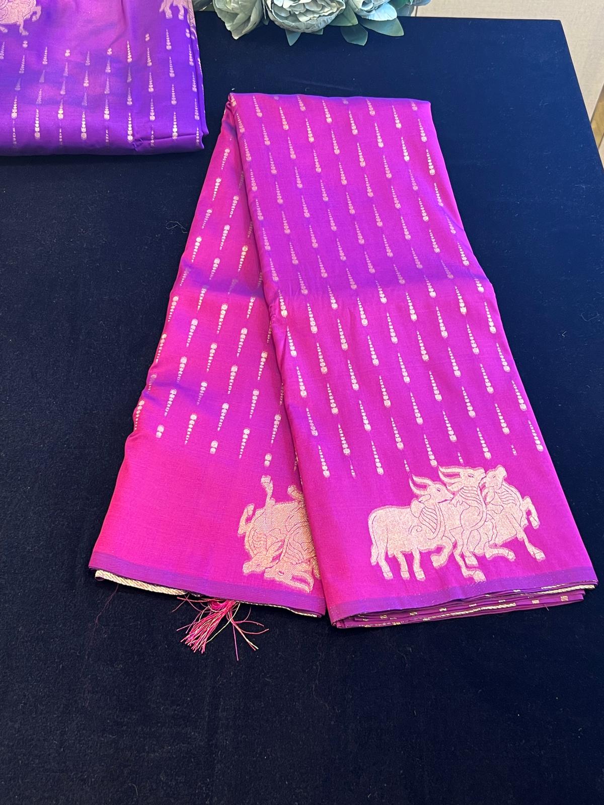 Rain drop soft pattu sarees.