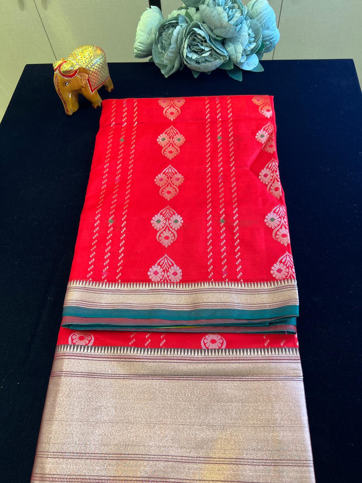 Dharmavaram Pattu with Venkatagiri Butties